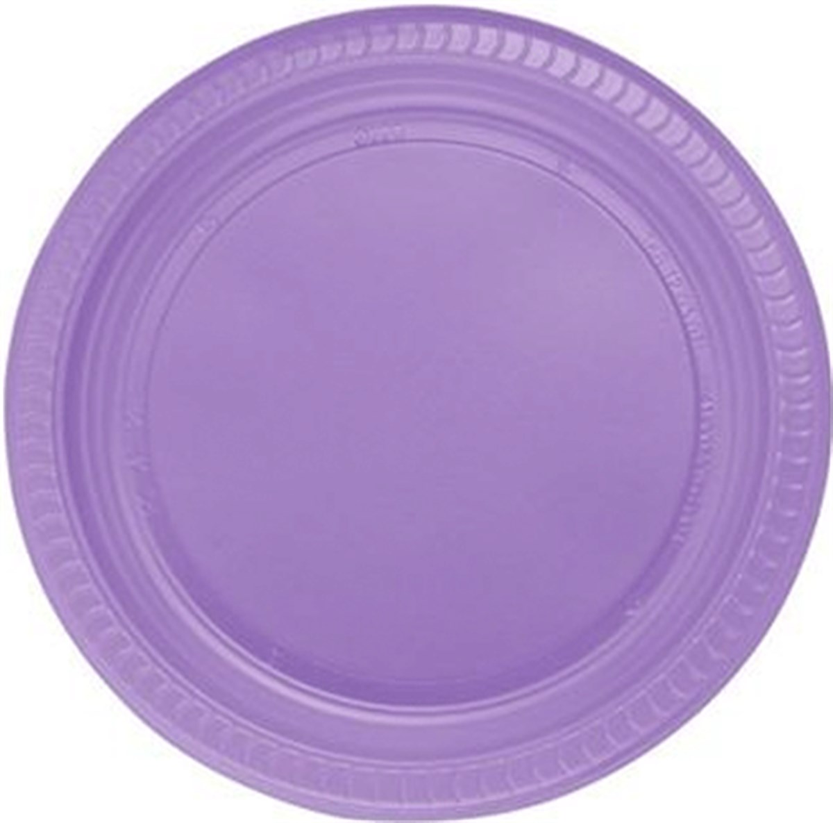 Plastik Tabak Lila 22 Cm 25 'li