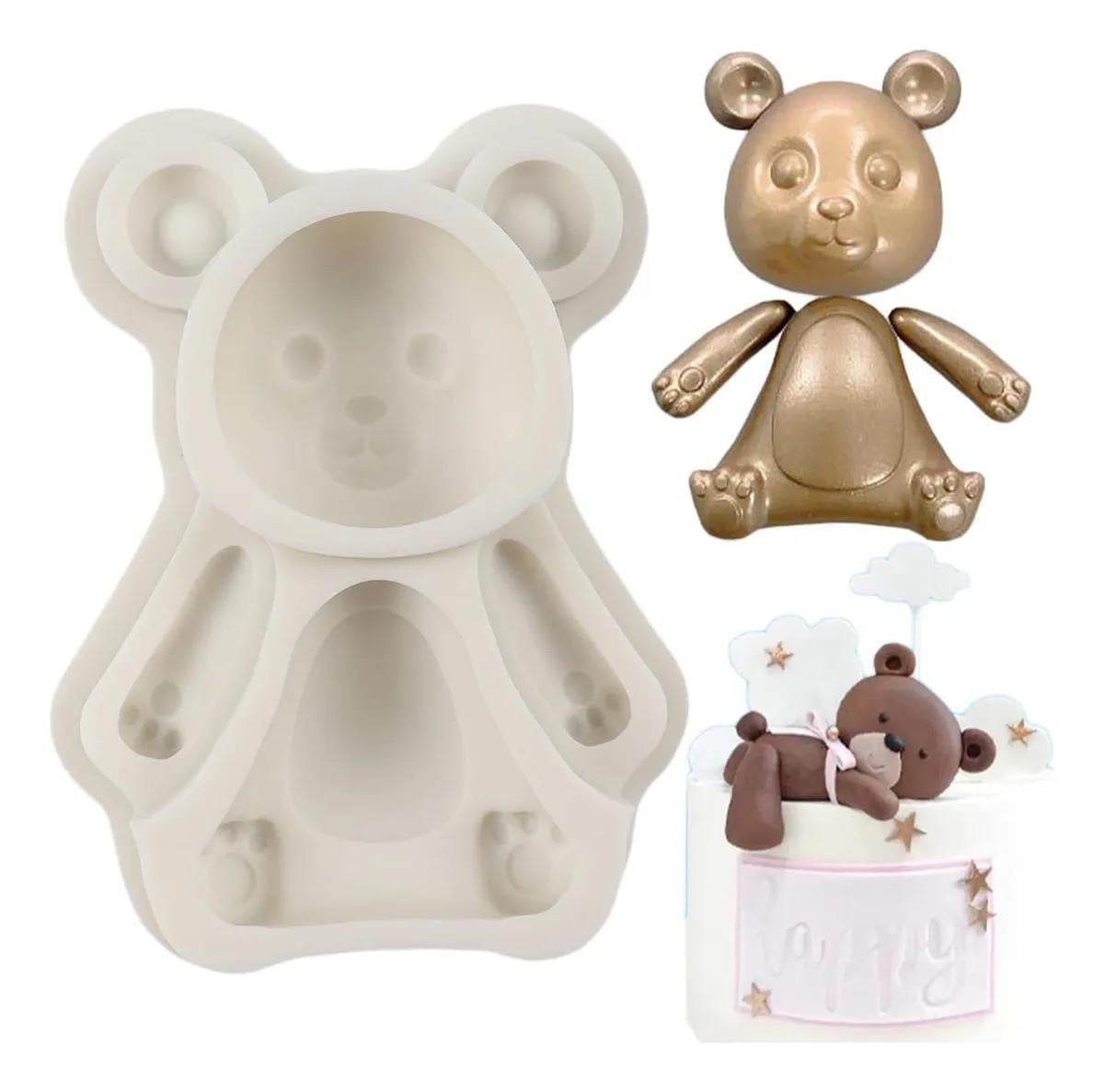 Sevimli Ayıcık Silikon Kalıp