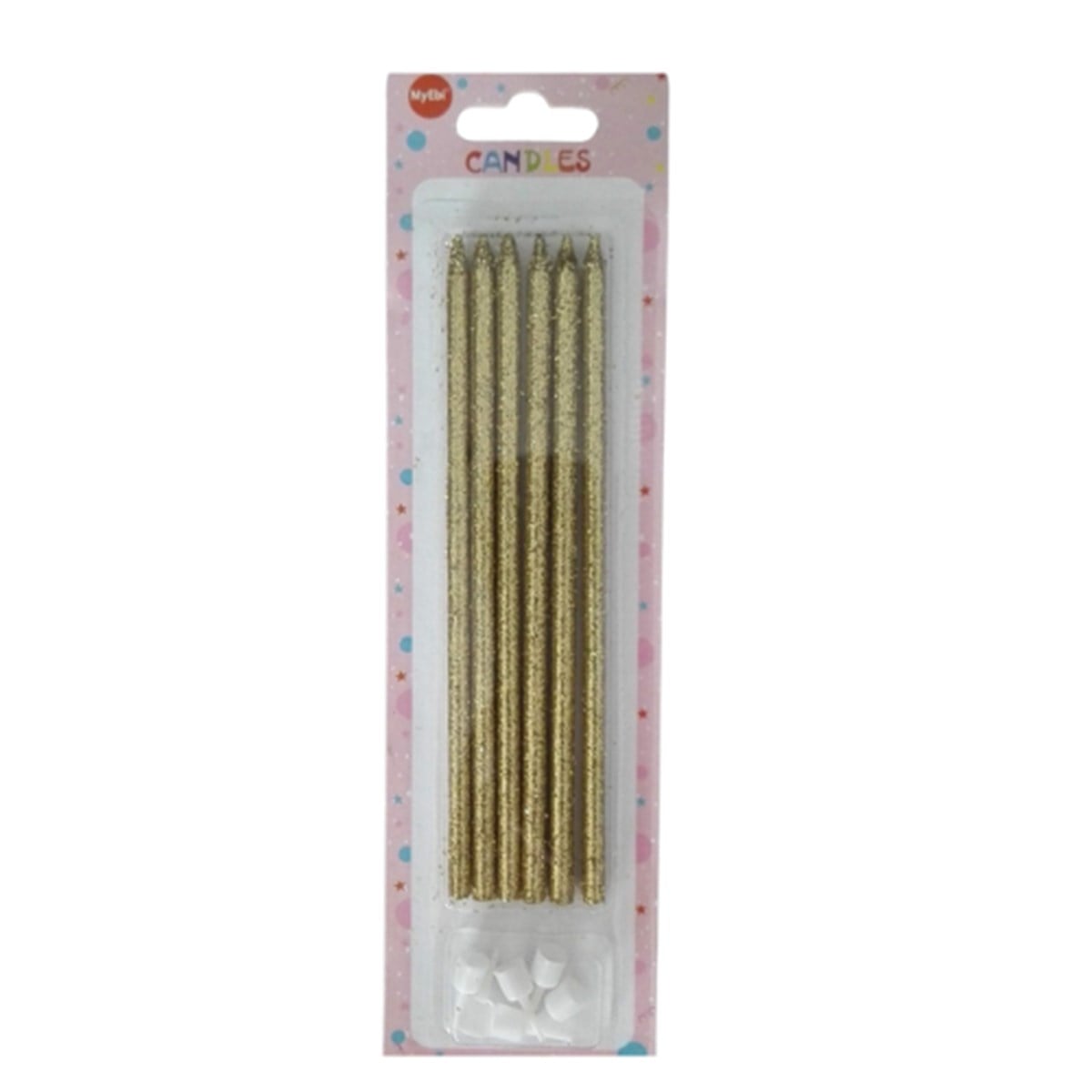 Simli Pasta Mumu -14cm Altın