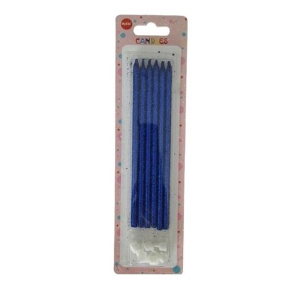 Simli Pasta Mumu -14cm Mavi