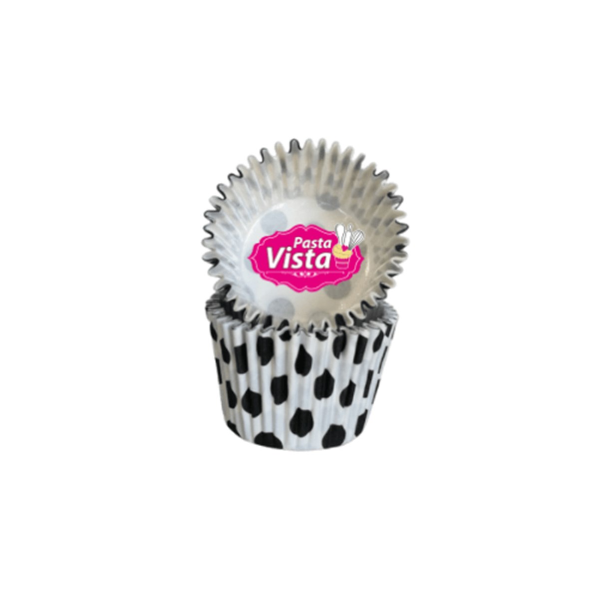 Siyah Puanlı Cupcake Kalıbı Yeşil5245