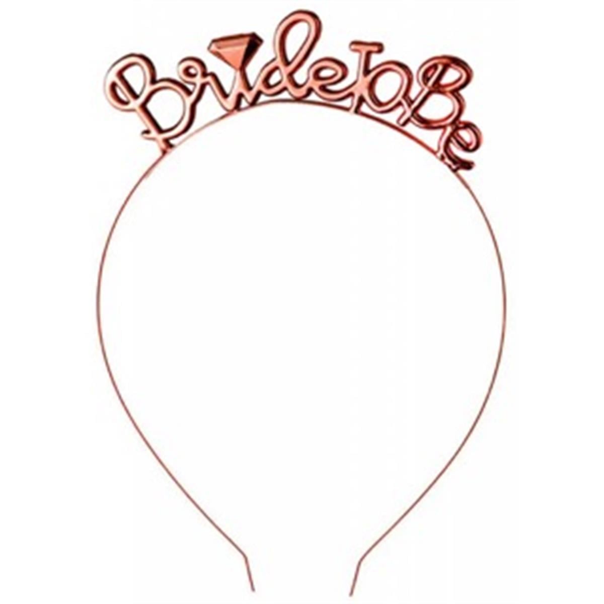 Taç Metal Bride to Be Rose Gold