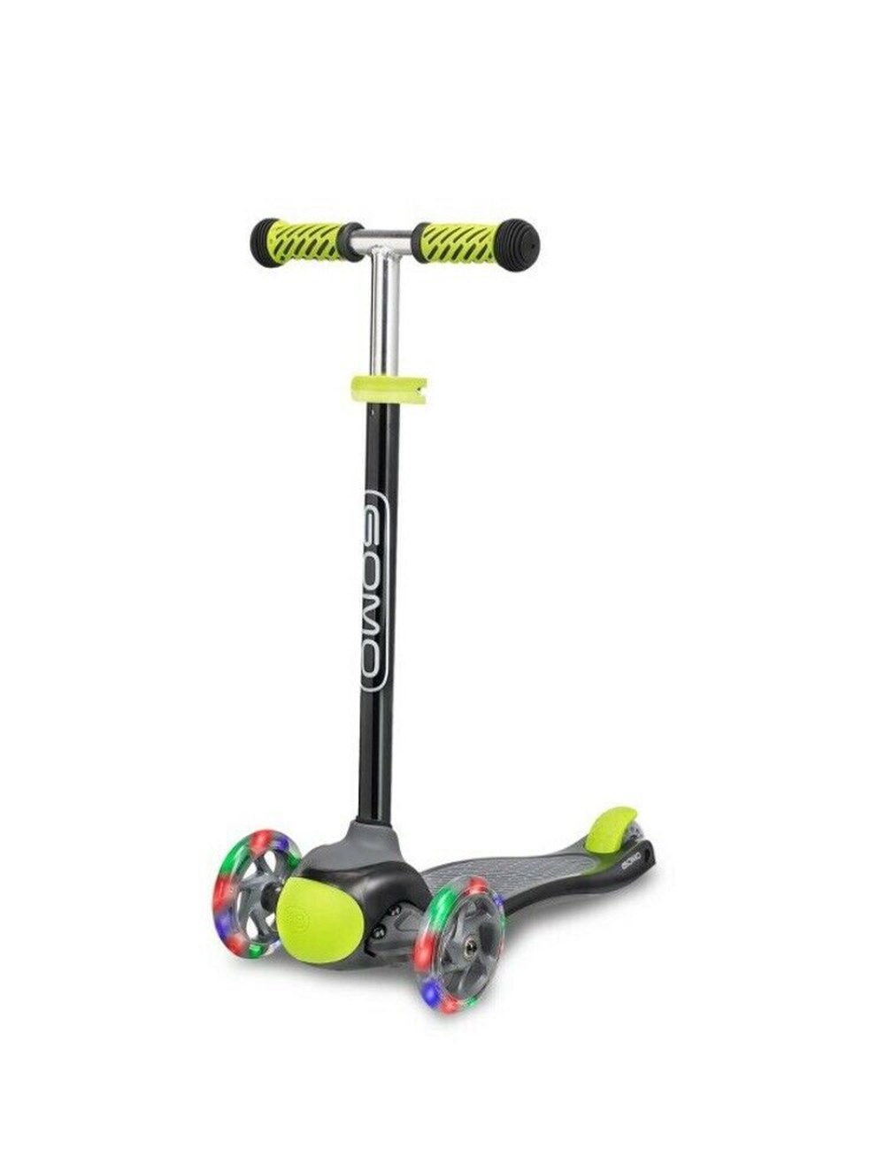 GOMO 3 Wheel Kids Scooter Green Black