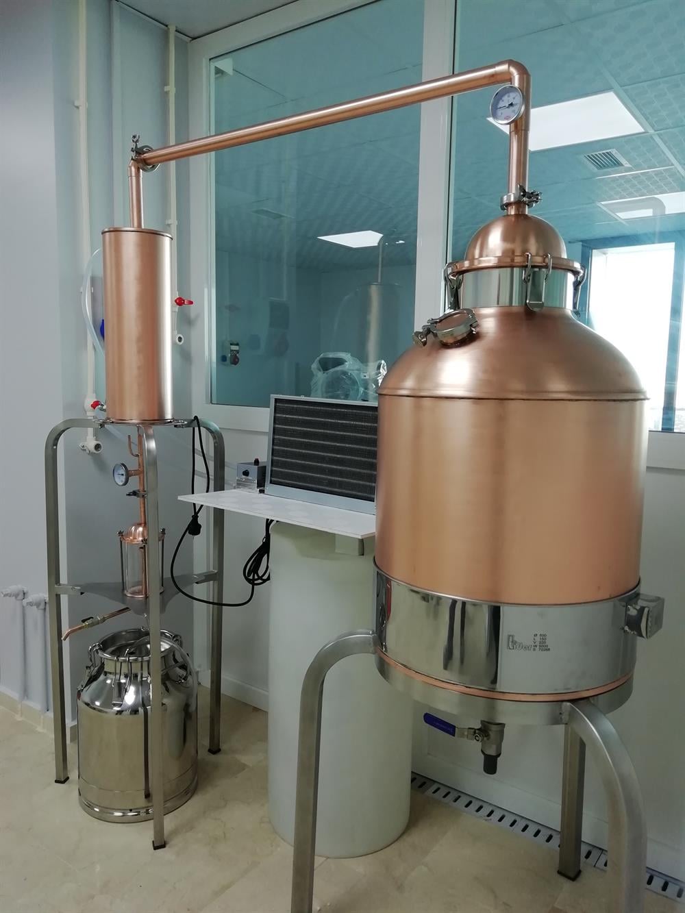 120 Litre FULL BAKIR ESANSİYEL-BİTKİSEL DAMITMA CİHAZI