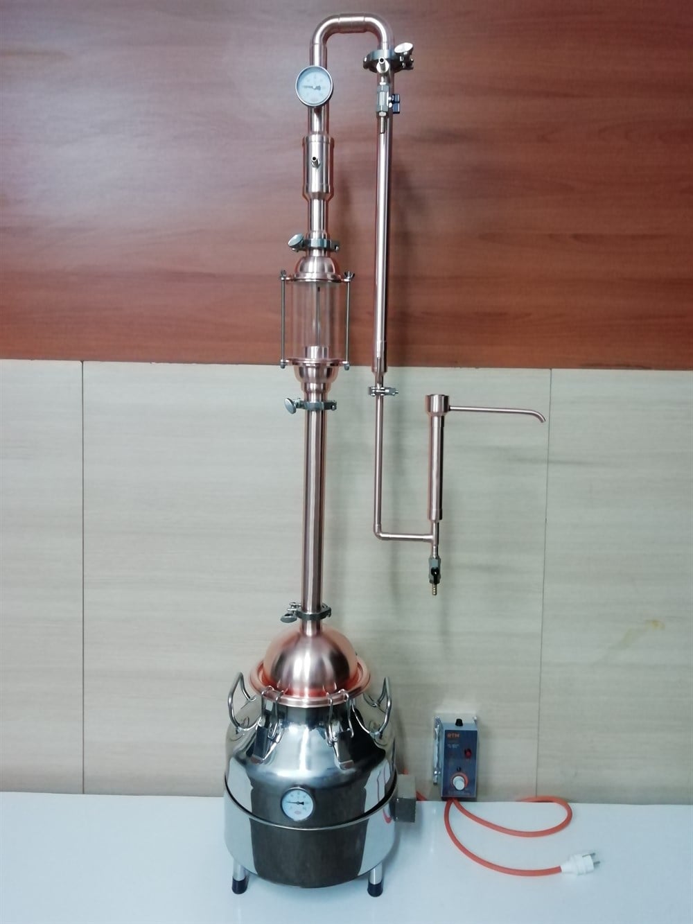 20 Litre OTO POT ve REFLUX BAKIR Damıtma Cihazı-İmbik