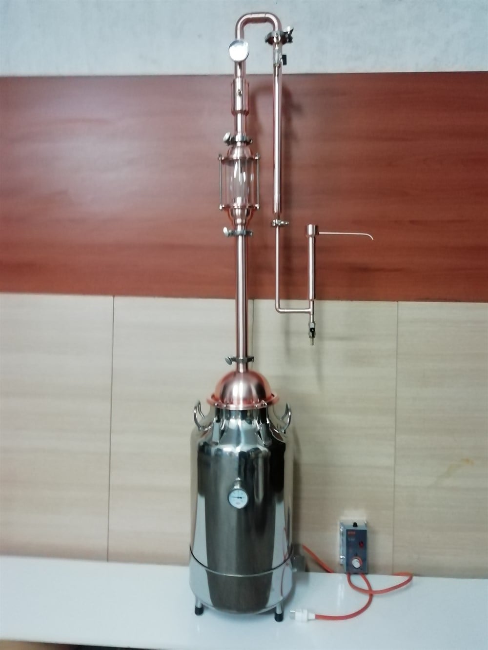 50 Litre OTO POT ve REFLUX BAKIR Damıtma Cihazı-İmbik