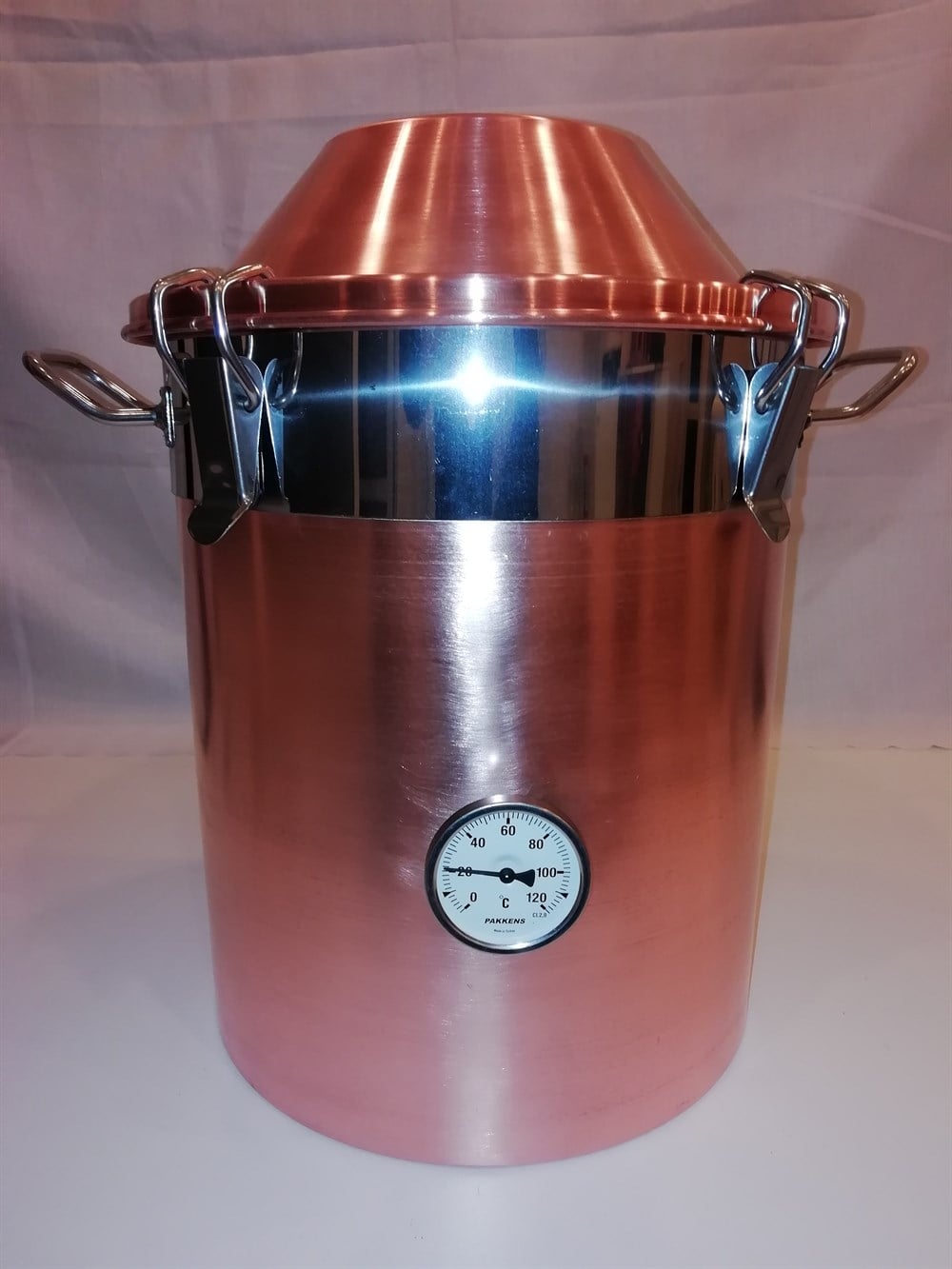 23 Litre TERMOMETRELİ BAKIR DAMITMA KAZANI