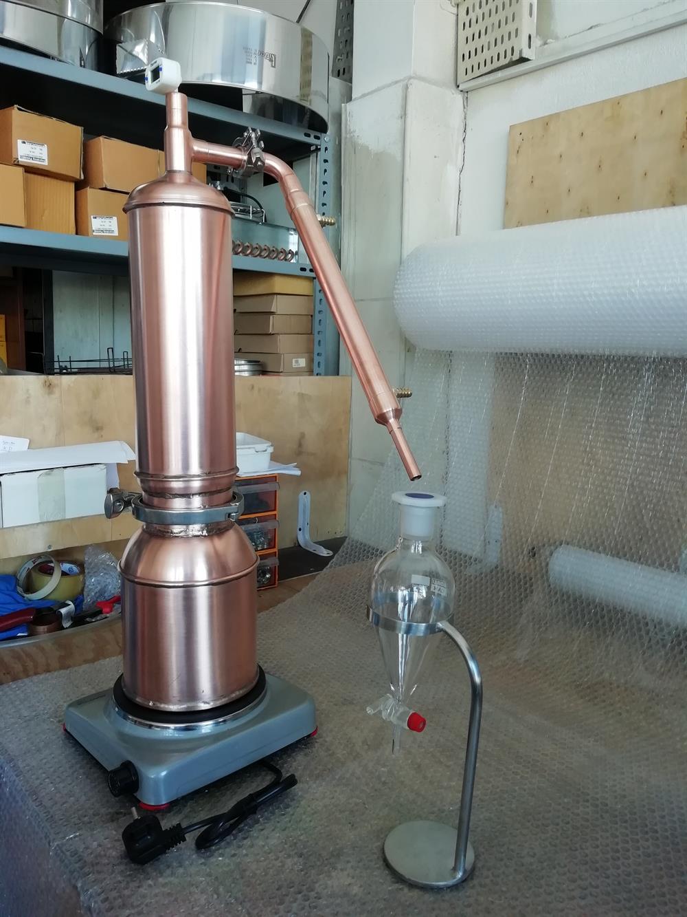 5 Litre Full Bakır Hobby ESANSİYEL DAMITMA CİHAZI