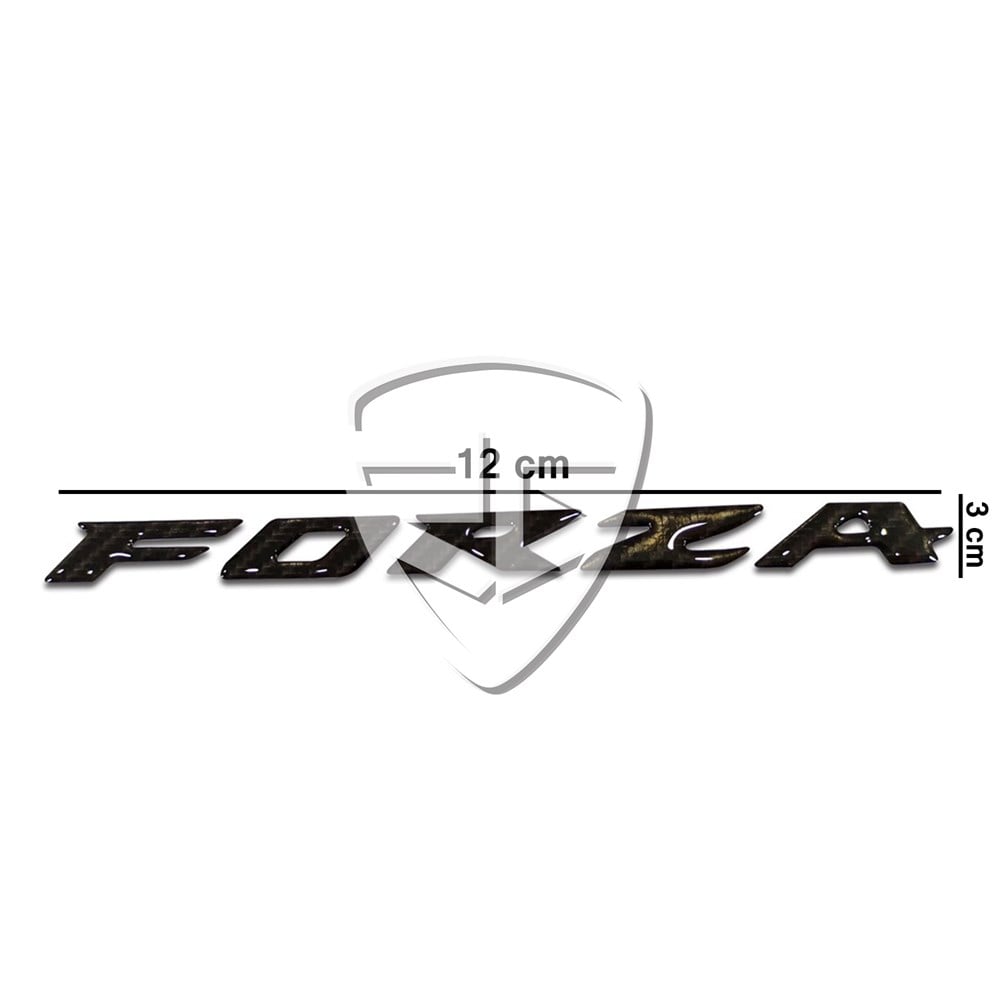 2'li Honda Forza 3D Damla Sticker Karbon Desen
