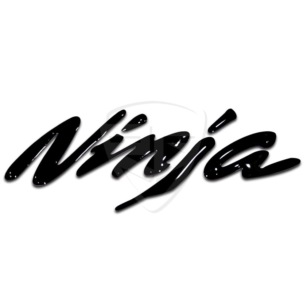 2'li Ninja 3D Damla Sticker