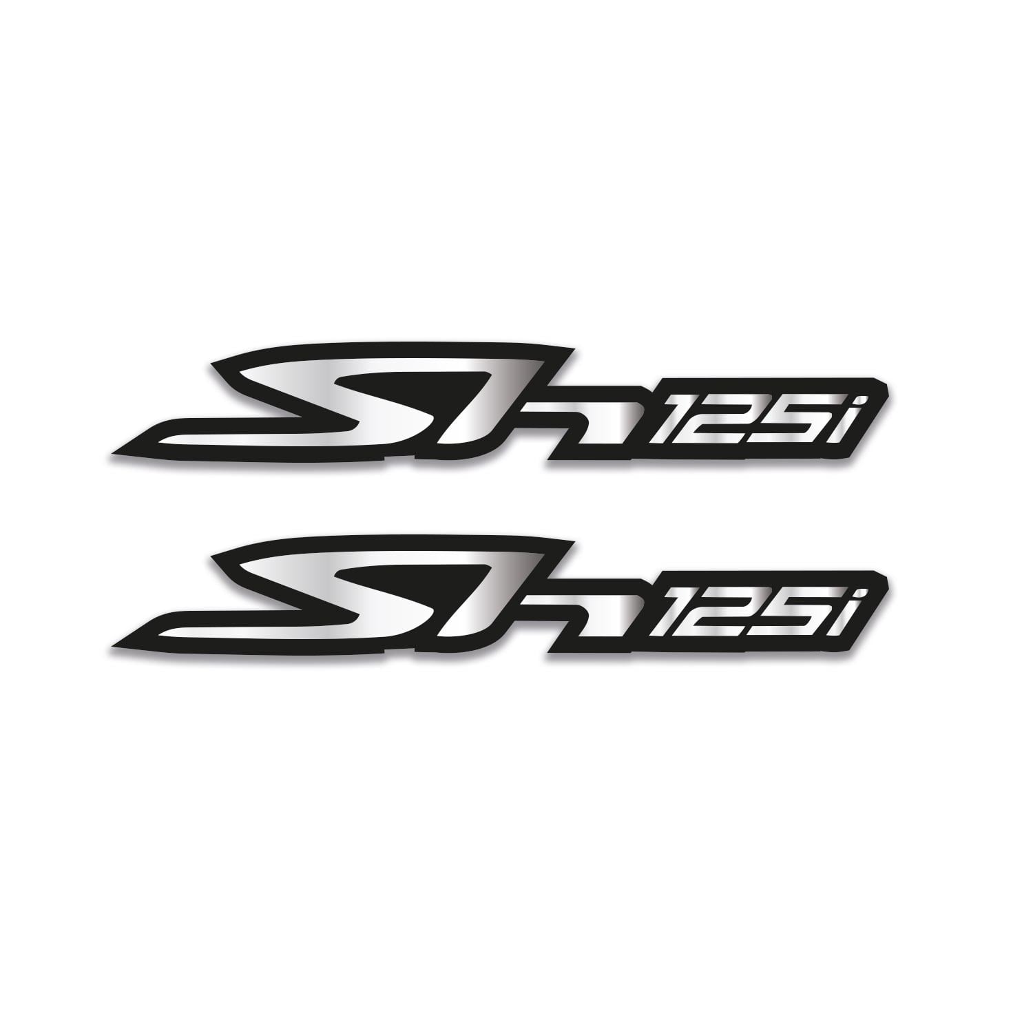 Redlinegrafik SH125i Yazılı Gümüş Grenaj Sticker Set 2 Adet
