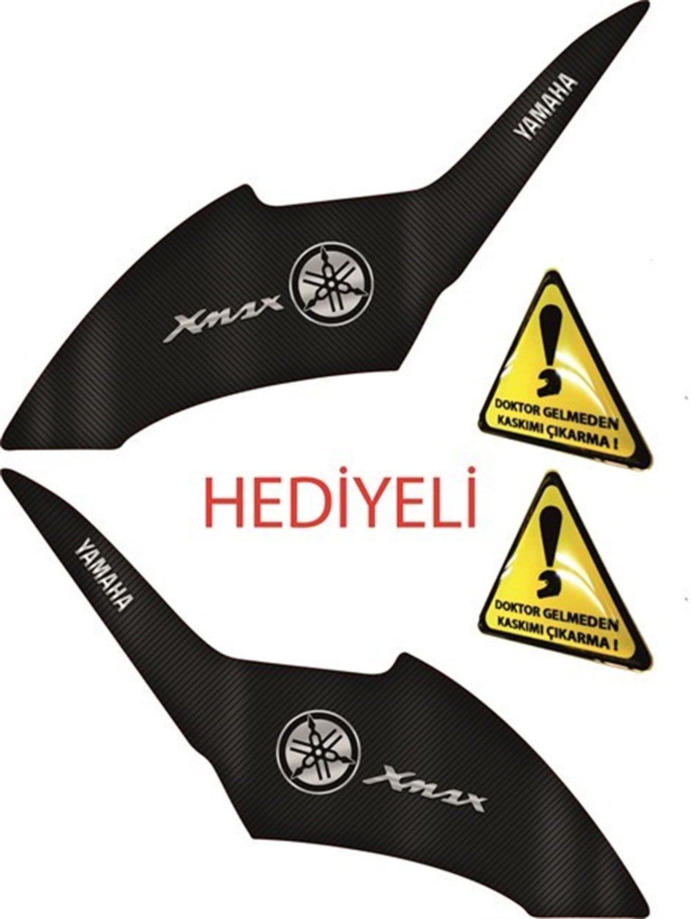 XMAX yan pad karbon desenli 2018