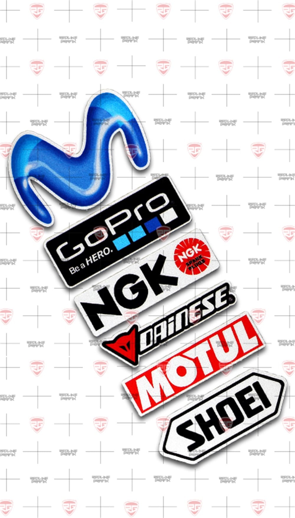 6 Parça Reflektif Sticker Seti 