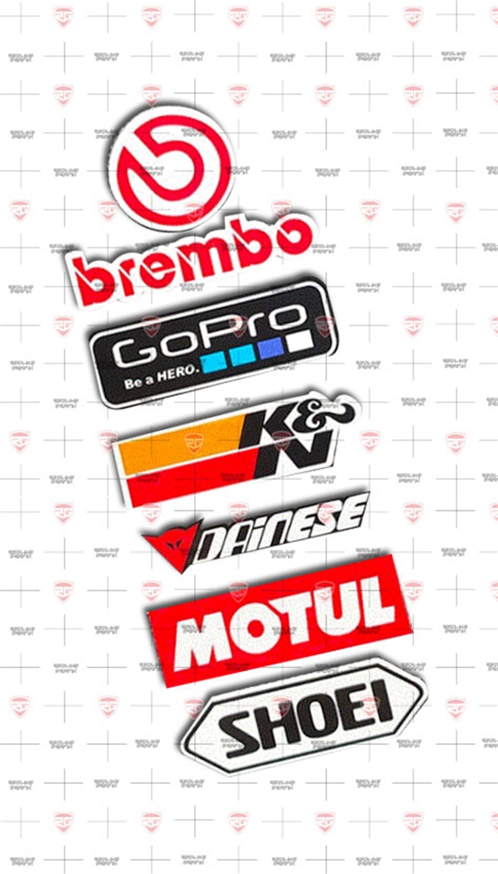 6'lı Reflektif Sticker Set
