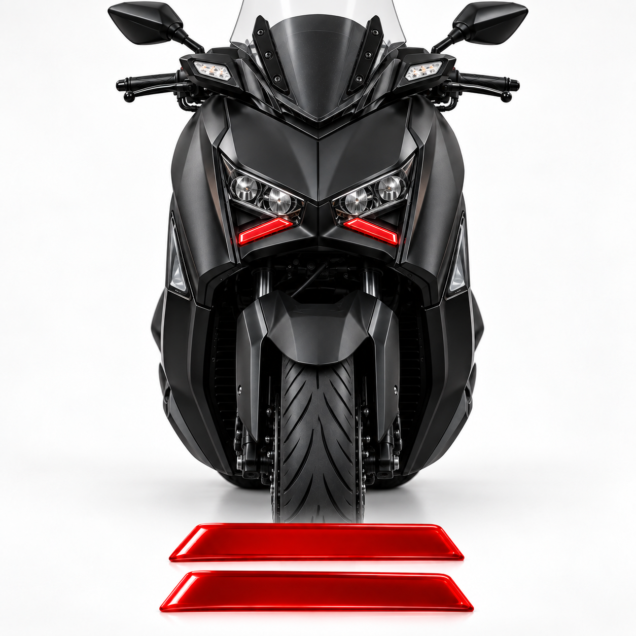 Redlinegrafik Xmax 2023–2026 Model Uyumlu 2 Parça Sinyal ve Far Filmi  3d Kabartmalı Transparan Premium Sticker Etiket