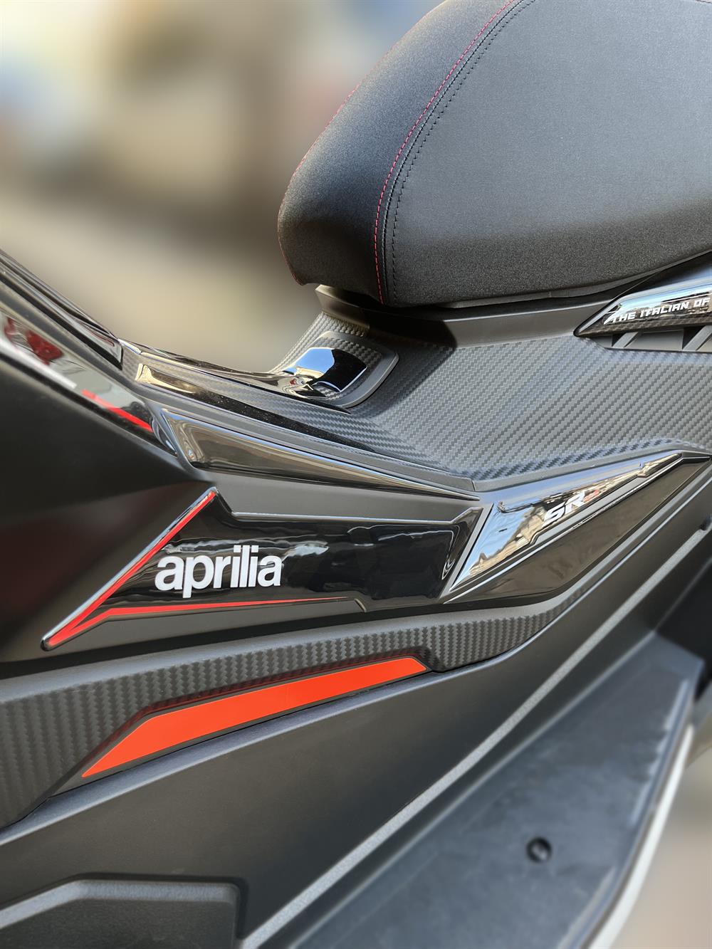 Aprilia Sr Gt 200 125 Kırmızı Siyah Yan Pad