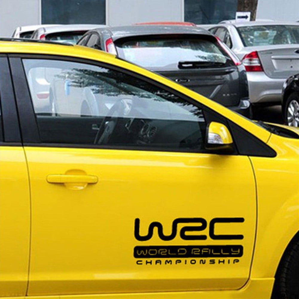 Araç Kapı Sticker WRC 2 Adet