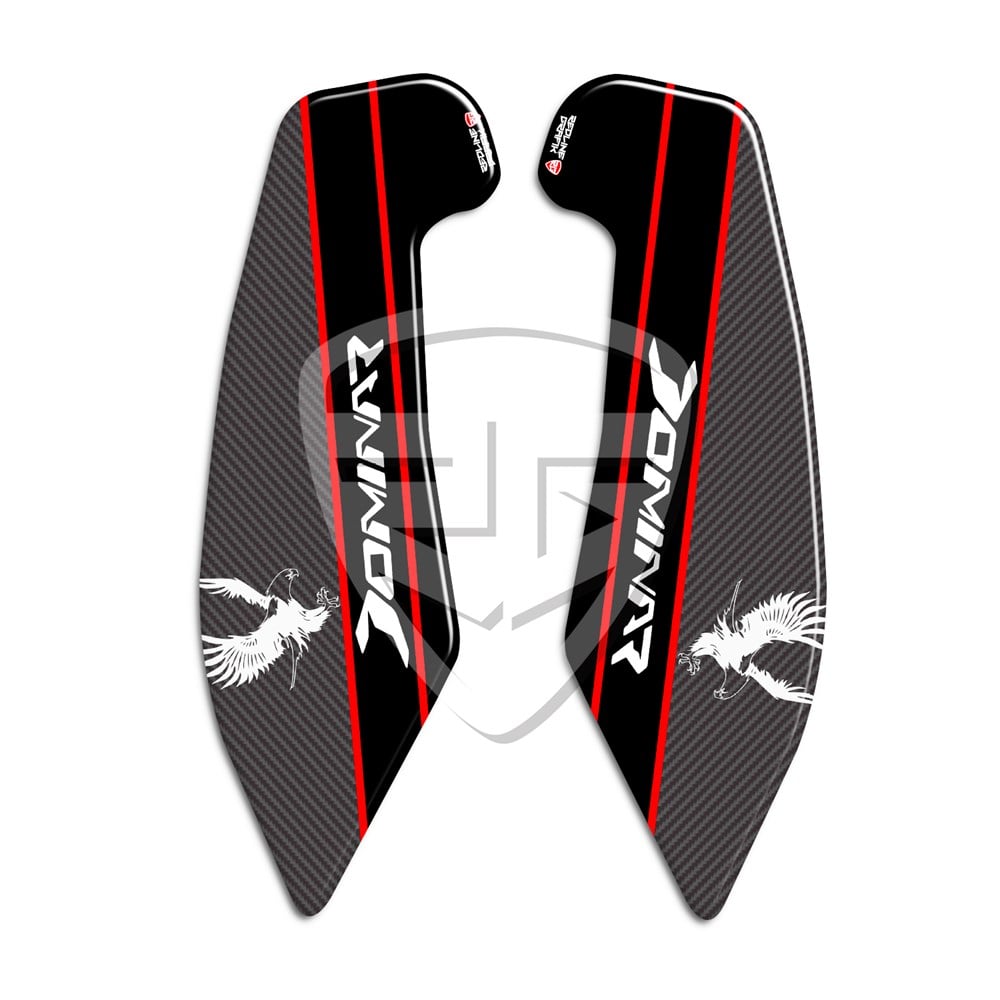 Bajaj Dominar 400 Kartal Desenli Yan Pad Koruma Sticker