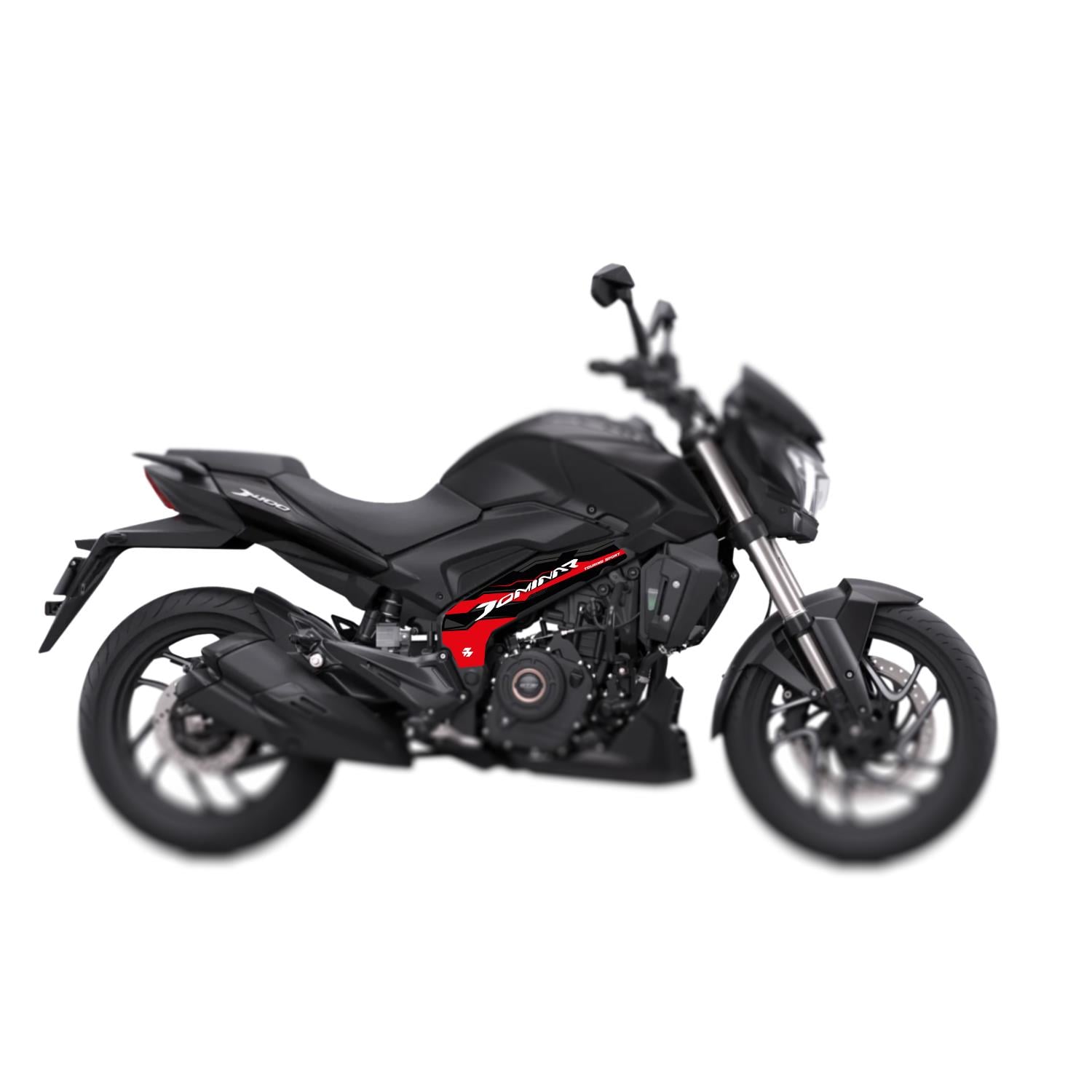 BAJAJ Dominar AKSESUAR YAN 3D KABARTMALI GRİ  DAMLA STİCKER