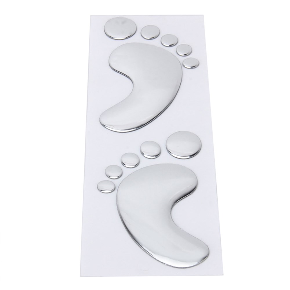 Bebek Ayak İzi Sticker 3D (2 Adet )