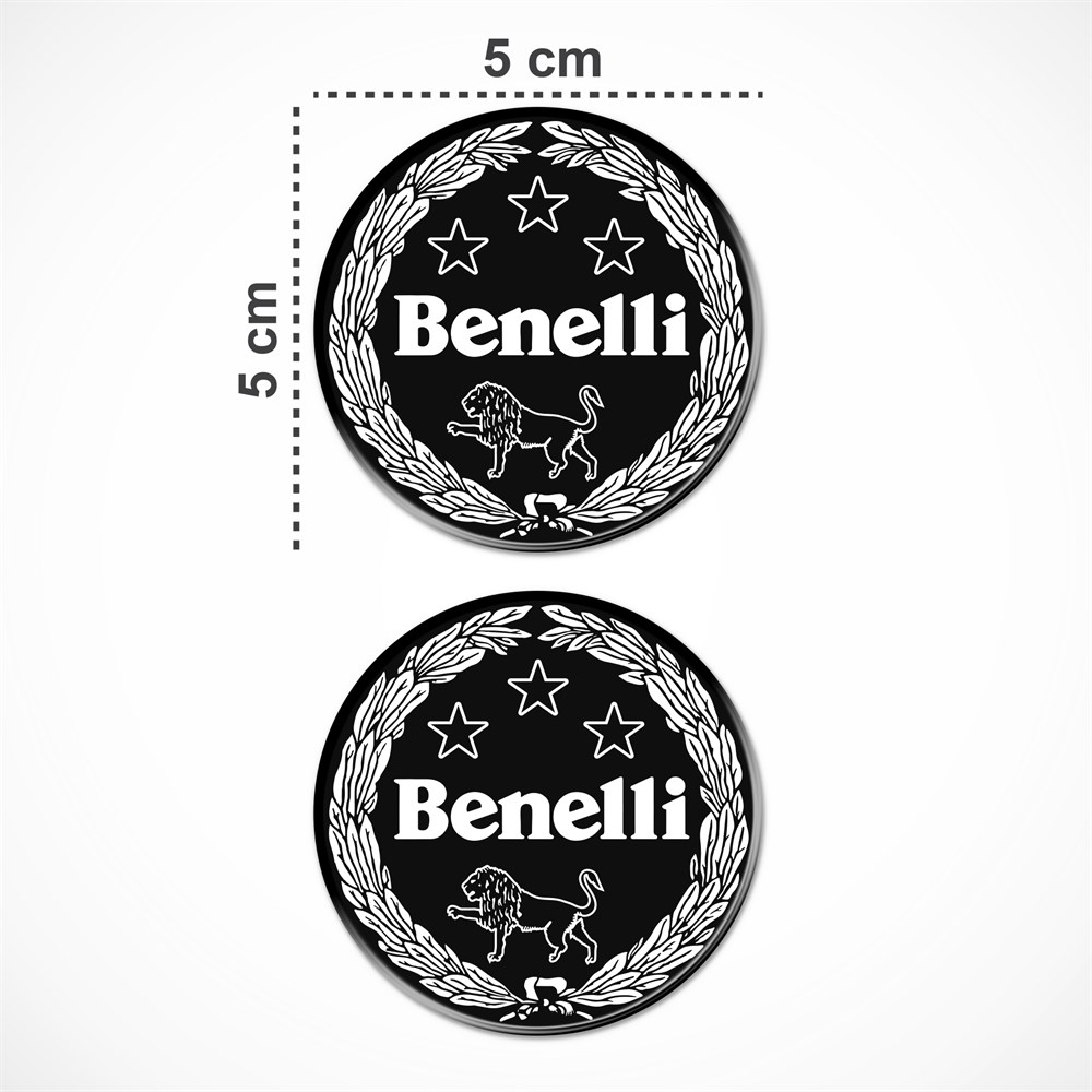 BENELLİ LOGO DAMLA STİCKER 2'Lİ BENELLİ STİCKER 
