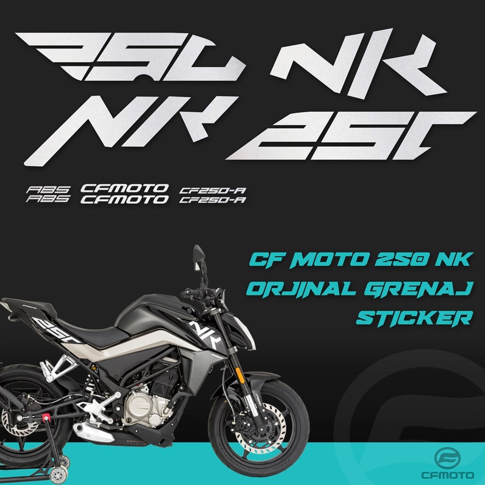 CF MOTO 250 NK GRENAJ STİCKER
