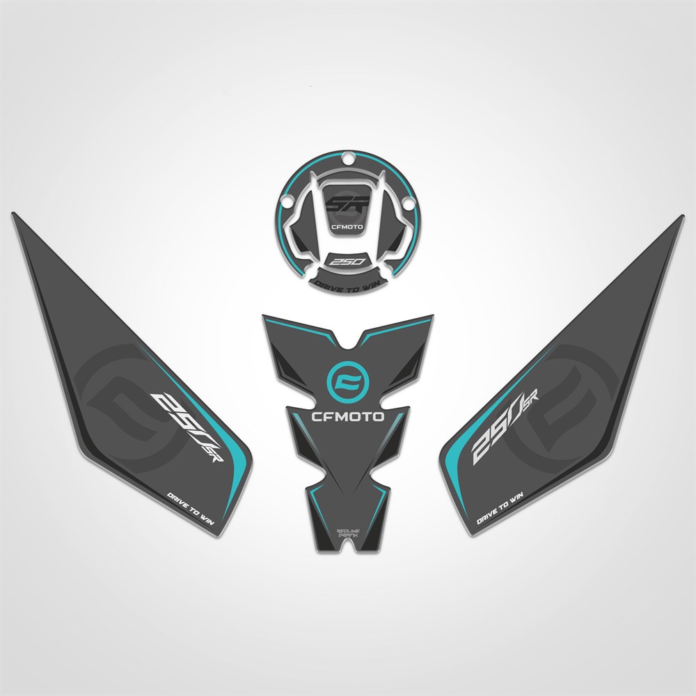 Cf moto 250sr Tank Pad Set Nardo Gri 250 SR