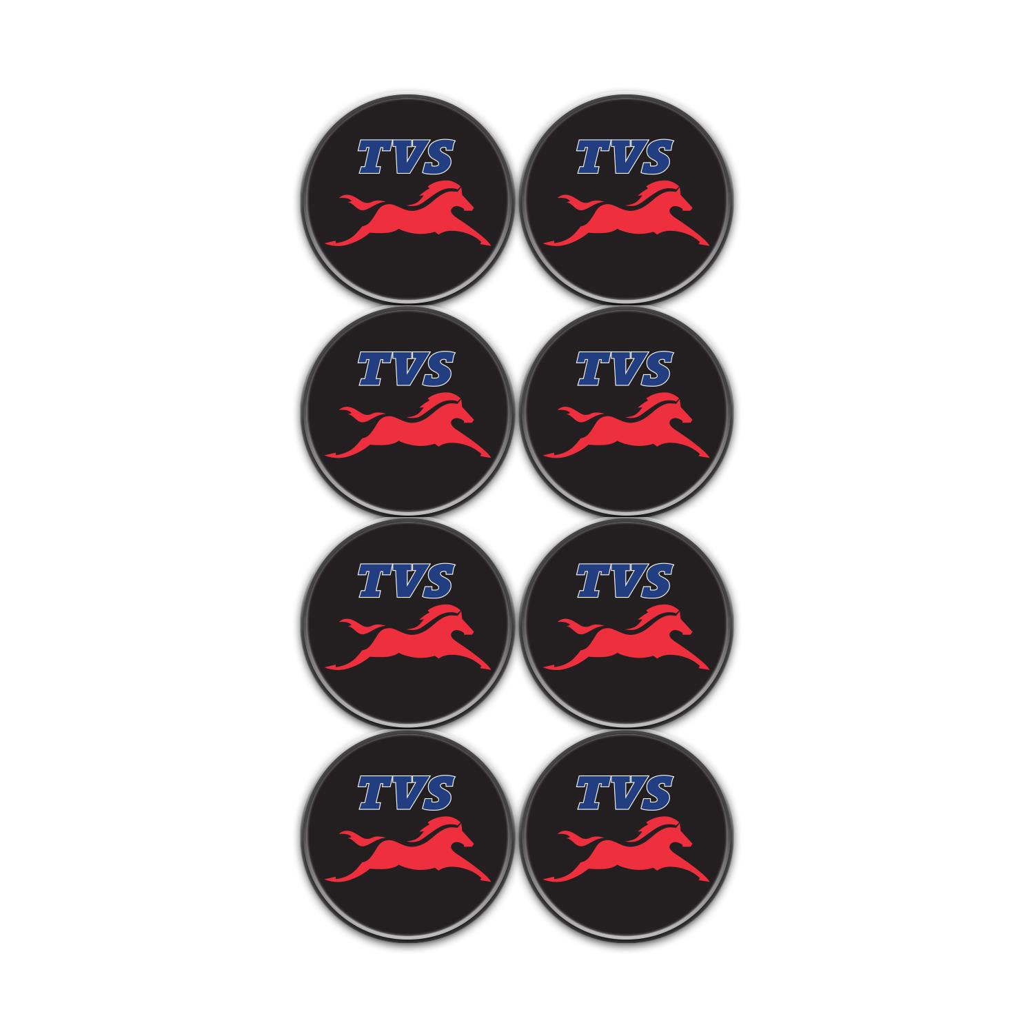 Tvs Apache Raider Logo 8li Koruma Takozu 3D Sticker Etiket Siyah
