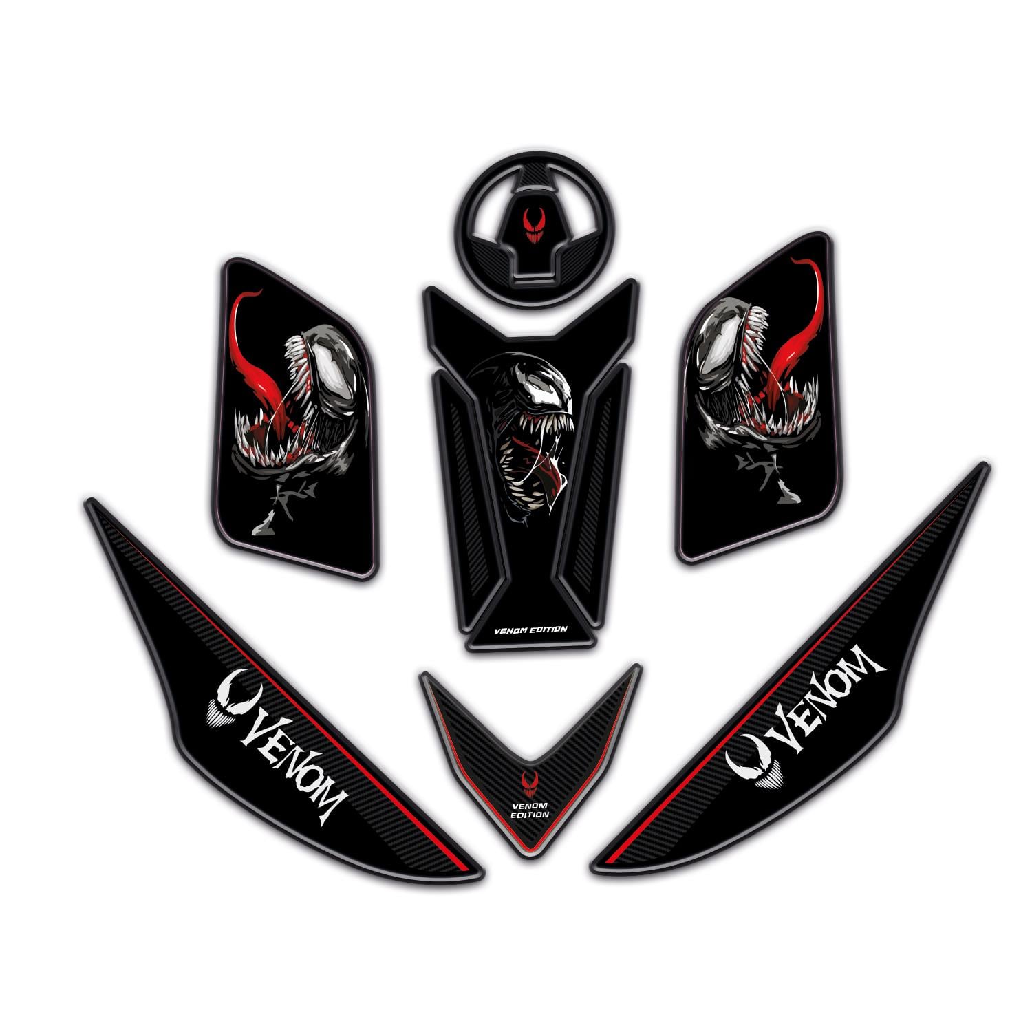 Mondial Drift L Full Venom Edition Tank Pad Set Full Redlinegrafik