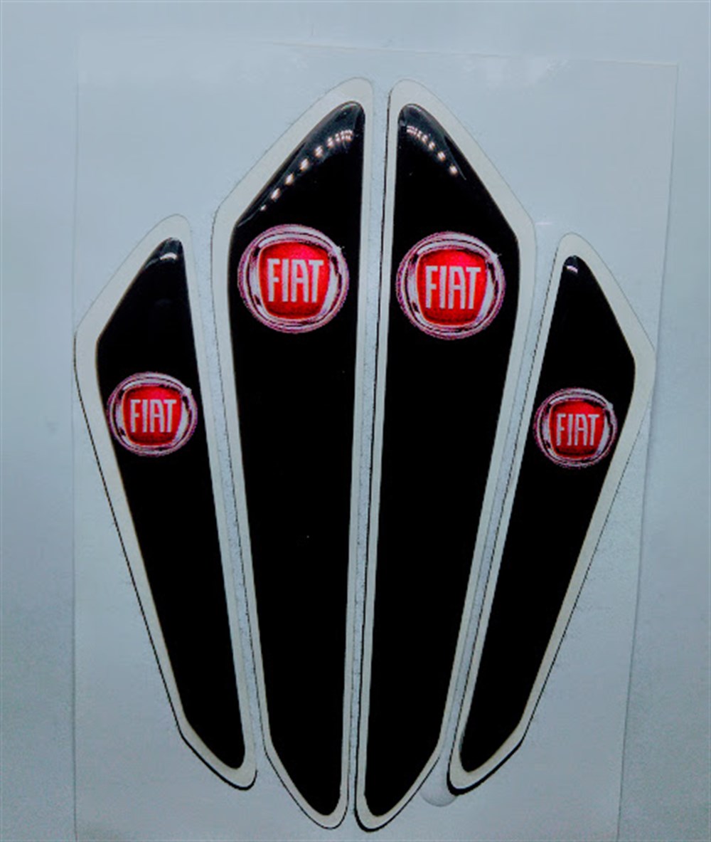 Fiat Araba Yan Kapı Koruma 3D Sticker Yapıştırma