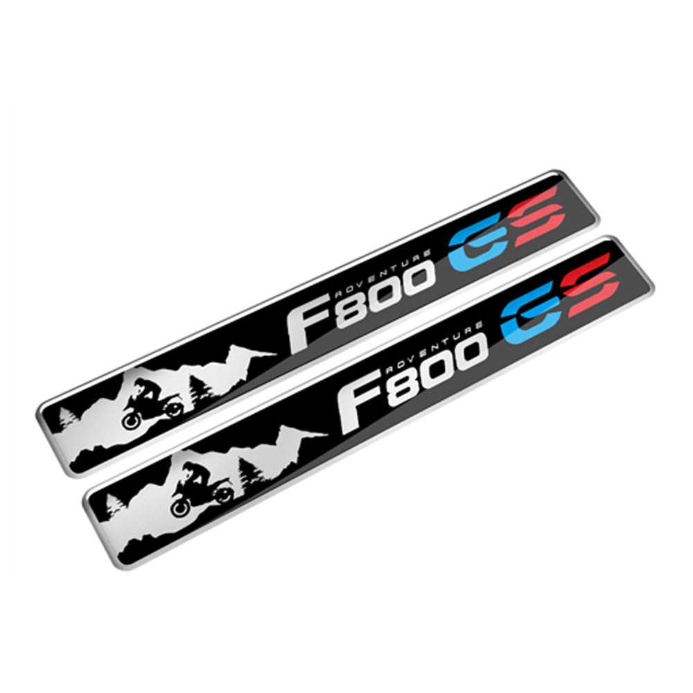 Gs F800 Adventure 3D Sticker Siyah