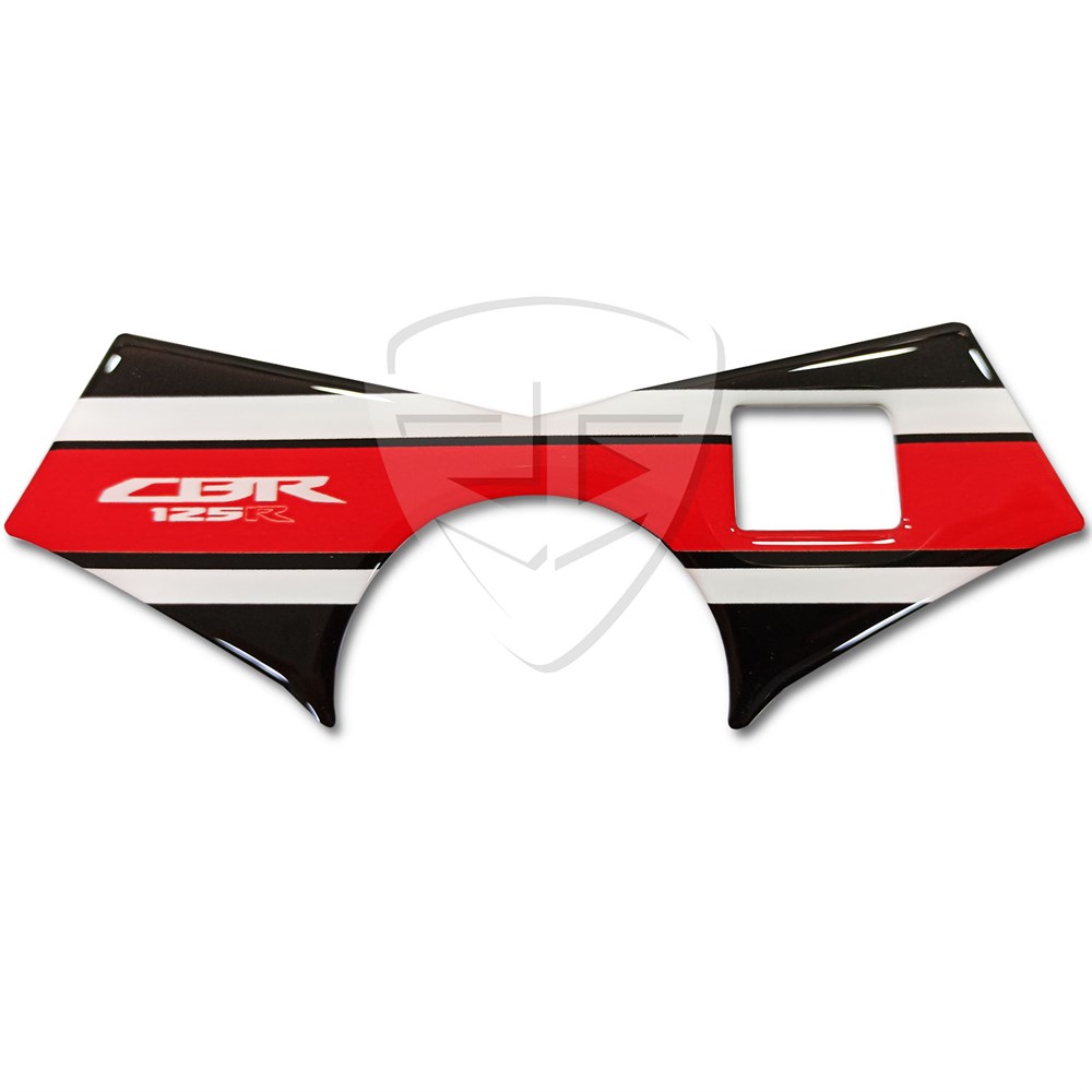 Honda CBR 125 Gidon(Mesnet) Pad Kırmızı-Beyaz-Siyah