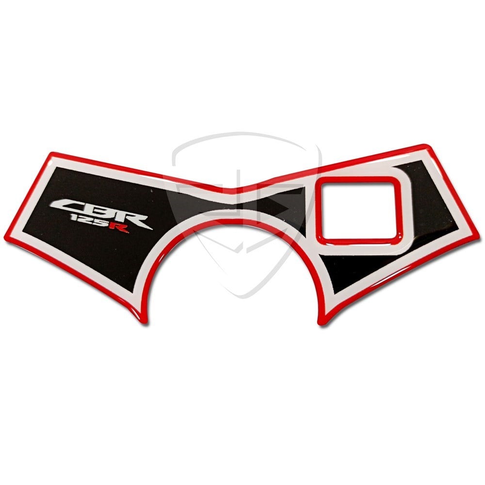 Redlinegrafik 125Rcbr Uyumlu Gidon (Mesnet) Pad Kırmızı-Beyaz-Siyah