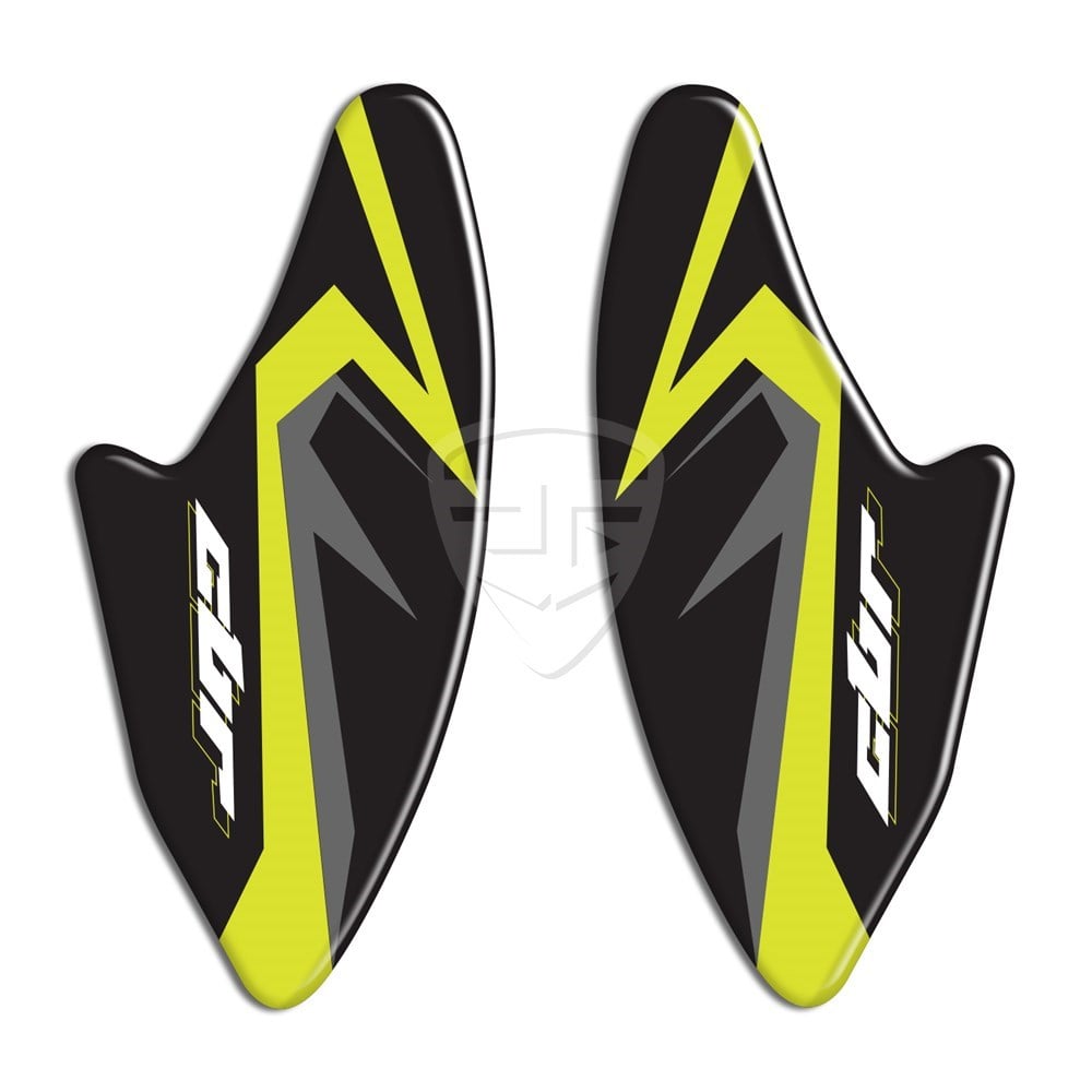 Redlinegrafik 250r  Uyumlu Yan Pad Neon Sarı - Siyah