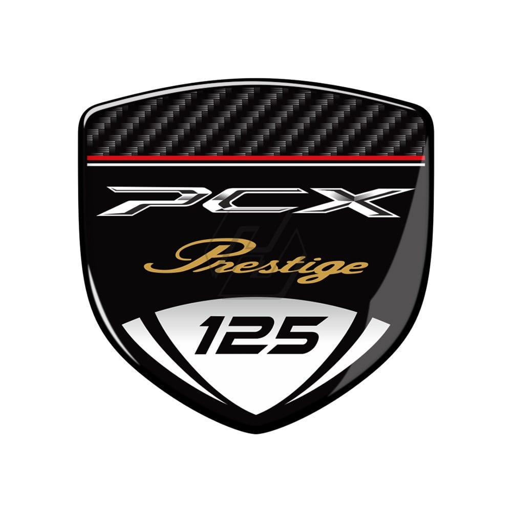 Honda Pcx 125 Karbon 3D sticker 2 ADET