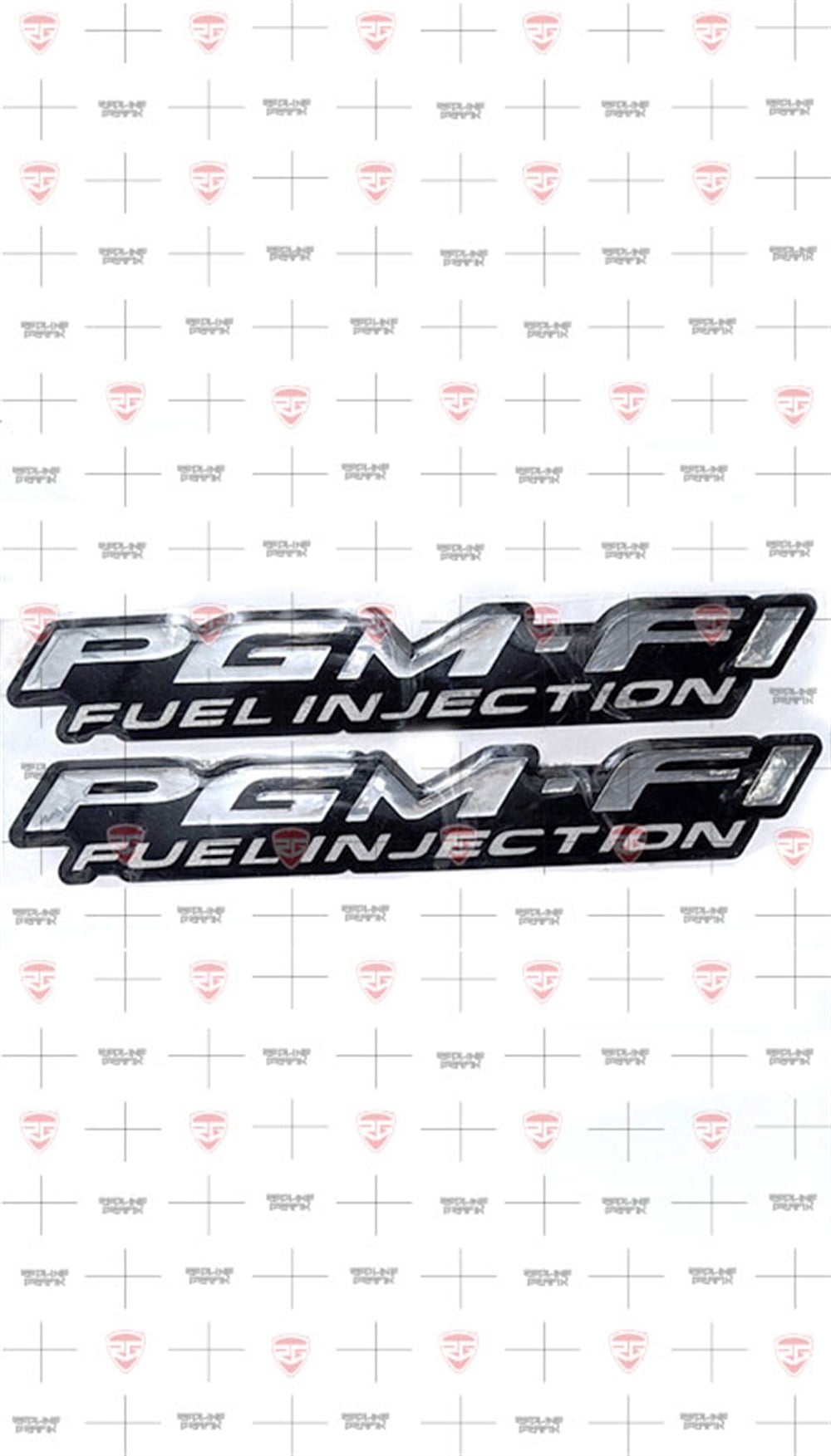 Honda PGM-FI Fuel Injectıon 3D Sticker 2 adet 