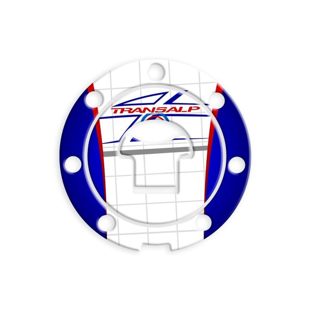 Honda Transalp Mavi Beyaz Depo Kapağı Pad 2008-2013