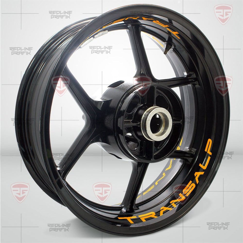 Honda Transalp Turuncu Jant Şeridi