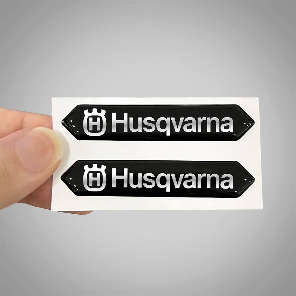 husqvarna 3D Arma Sticker Yapıştırma 2 Adet