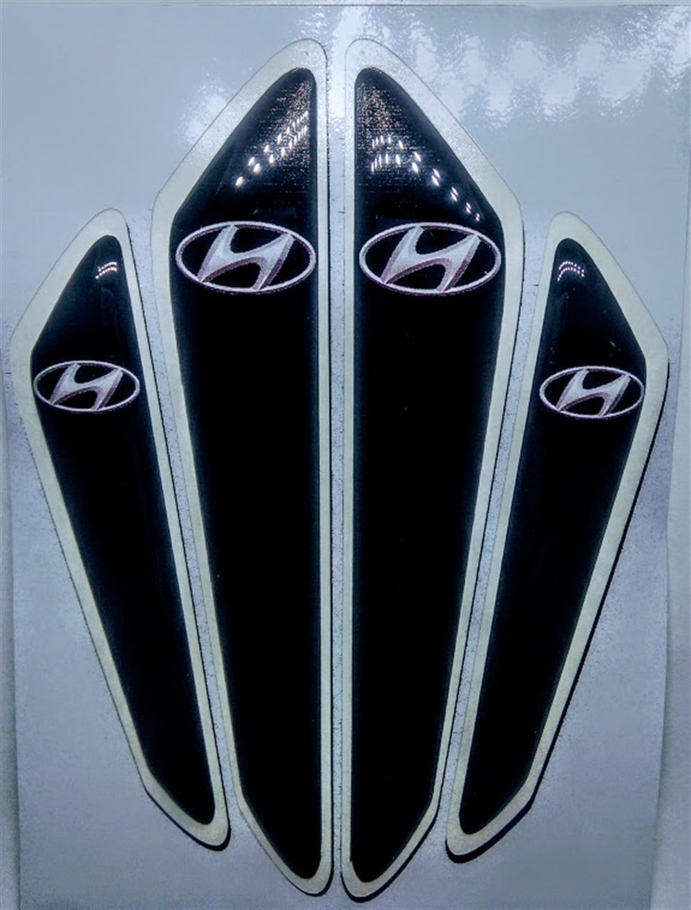 Hyundai Araba Yan Kapı Koruma 3D Sticker Yapıştırma