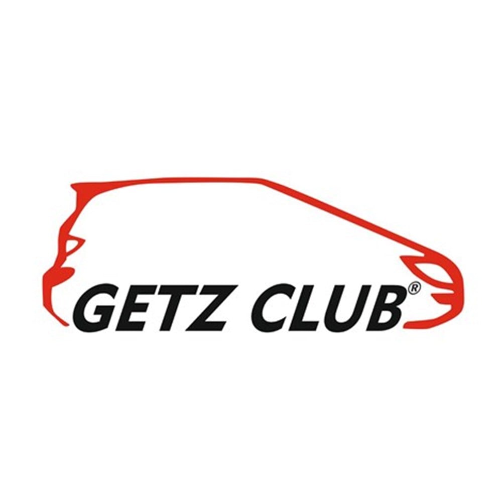 Hyundai Getz Club sticker Kırmızı Siyah