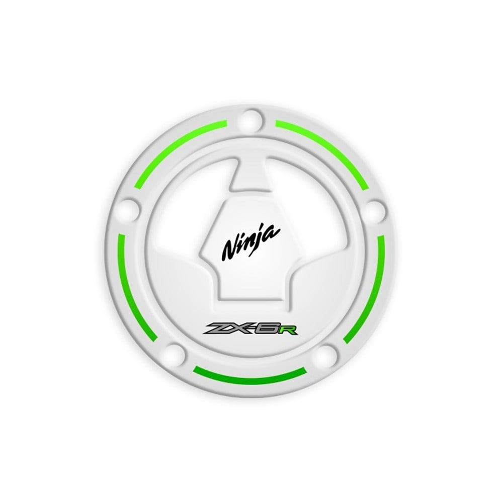 Kawasaki Ninja ZX6R Beyaz Depo Kapak Pad 