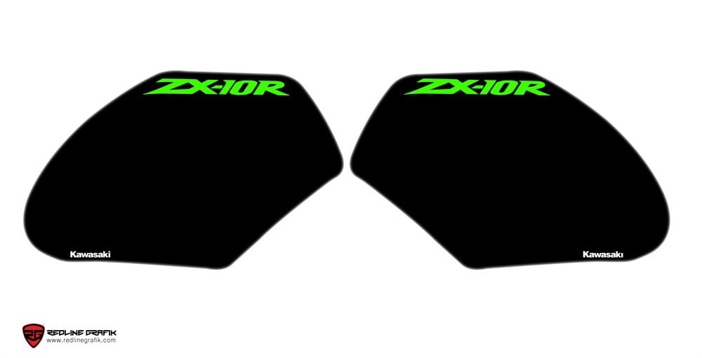 Redlinegrafik ZX10R Uyumlu Yan Sticker Seti 2009-15