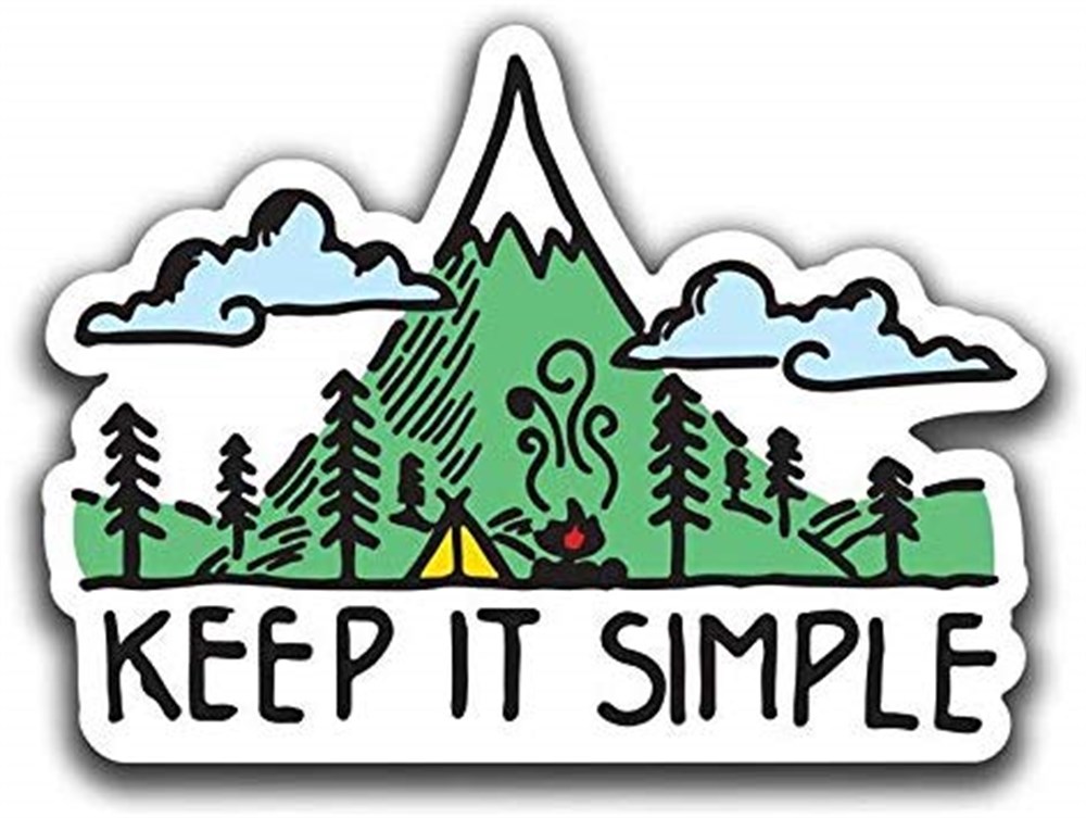 Keep İt Simple Oto Sticker