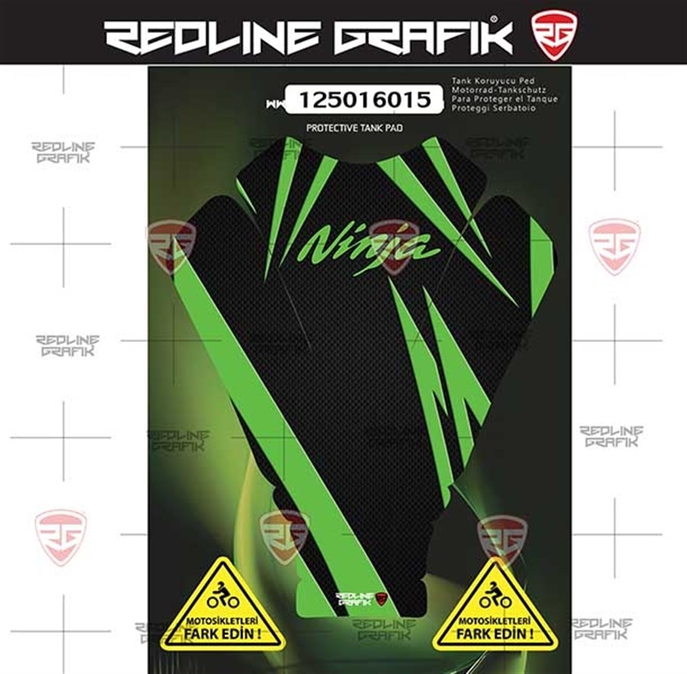 Redlinegrafik Yeşil Tank Pad Universal