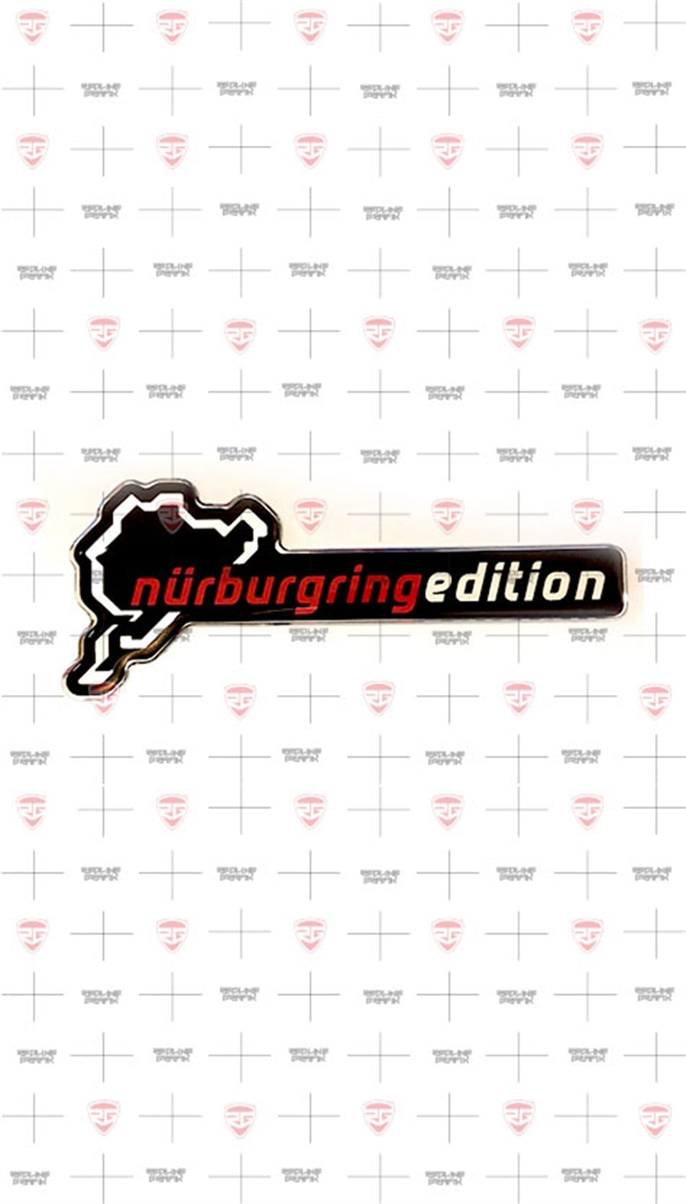 Nürburgring Edition gümüş 3D Sticker