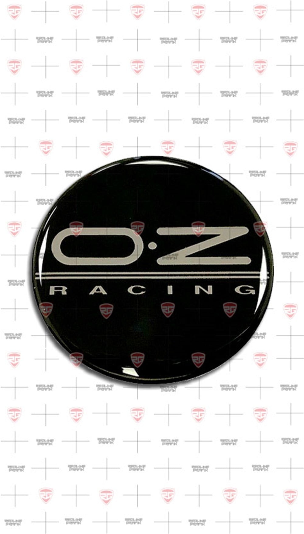 OZ Racing 3D Sticker 60mm Gümüş 2 adet
