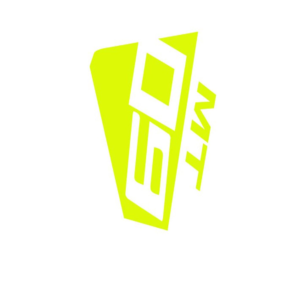 Race Blue Yamaha Mt 09 Metal Ön Cam Sticker