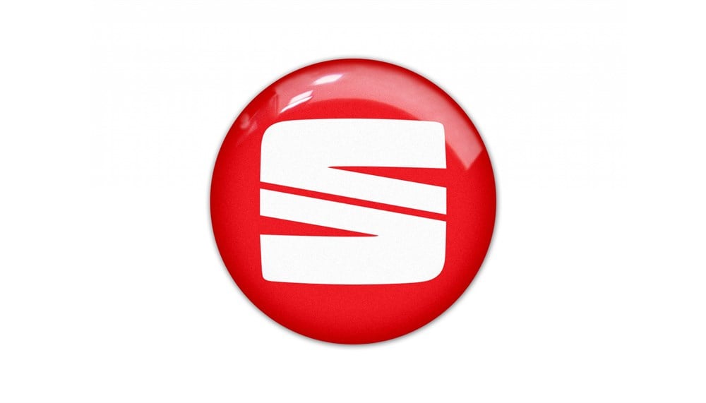 Seat Kırmızı 3D Sticker 2 Adet