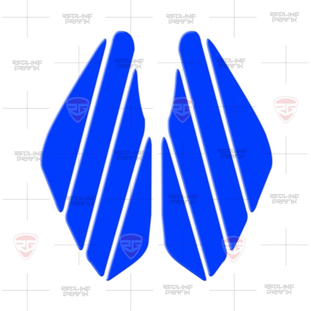 Stripe Mavi Depo Yan Pad Universal  Red Yan Pad Knee Pad Sticker Redline Grafk